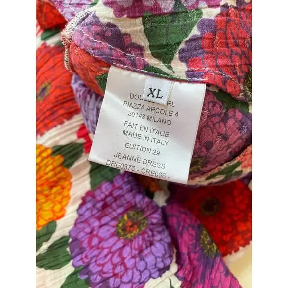 La DoubleJ Jeanne Maxi Dress Zinnie Creponne Floral Print Gown Tuckernuck XL - Picture 13 of 15